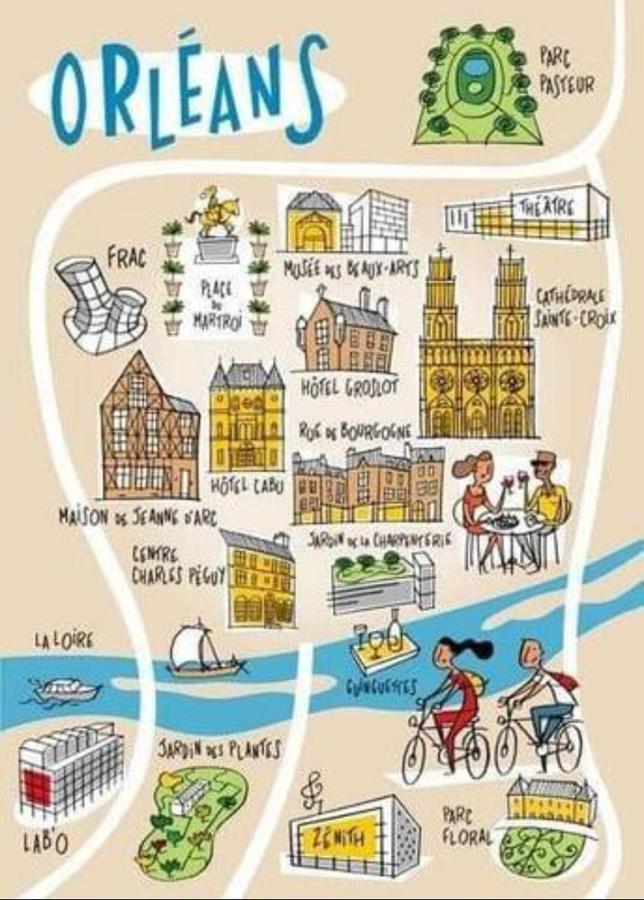 Le Scandinave, Proche Bord De Loire Orleans Ngoại thất bức ảnh